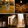 Hanging Solar Lights Solar Lantern LED Garden Lights Metal Lamp Waterproof for Outdoor Hanging Decor